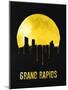 Grand Rapids Skyline Yellow-null-Mounted Art Print