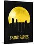 Grand Rapids Skyline Yellow-null-Stretched Canvas