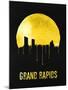 Grand Rapids Skyline Yellow-null-Mounted Art Print