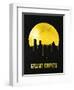 Grand Rapids Skyline Yellow-null-Framed Art Print