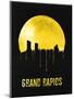 Grand Rapids Skyline Yellow-null-Mounted Art Print