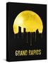 Grand Rapids Skyline Yellow-null-Stretched Canvas