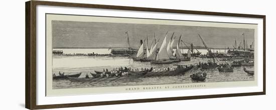 Grand Regatta at Constantinople-null-Framed Premium Giclee Print