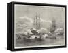 Grand Review at Spithead, the Boat Attack-Edward Duncan-Framed Stretched Canvas