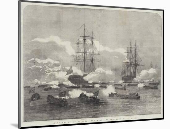 Grand Review at Spithead, the Boat Attack-Edward Duncan-Mounted Giclee Print