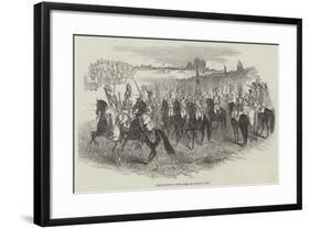 Grand Review in Hyde Park, on Saturday Last-null-Framed Giclee Print