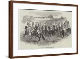 Grand Review in Hyde Park, on Saturday Last-null-Framed Giclee Print