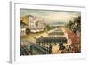 Grand Review of Armies at End of Civil War, Pennsylvania Avenue, Washington D.C., c.1865-null-Framed Giclee Print