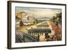 Grand Review of Armies at End of Civil War, Pennsylvania Avenue, Washington D.C., c.1865-null-Framed Giclee Print