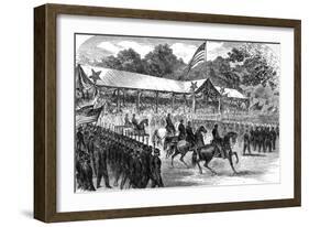 Grand Review of the Union Army, Washington, 1865-null-Framed Art Print