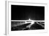 Grand Review on the Searchlight-Illuminated Zeppelin Field at Nuremberg Rally-null-Framed Photo