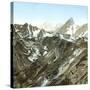 Grand-Saint-Bernard (Switzerland), the Mont Blanc and the Grande Jorasse-Leon, Levy et Fils-Stretched Canvas