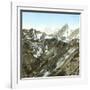 Grand-Saint-Bernard (Switzerland), the Mont Blanc and the Grande Jorasse-Leon, Levy et Fils-Framed Photographic Print