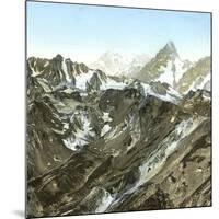 Grand-Saint-Bernard (Switzerland), the Mont Blanc and the Grande Jorasse-Leon, Levy et Fils-Mounted Photographic Print