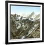 Grand-Saint-Bernard (Switzerland), the Mont Blanc and the Grande Jorasse-Leon, Levy et Fils-Framed Photographic Print