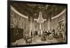 Grand Salon, Designed by Jacques-Emile Ruhlmann, 1925 (B/W Photo)-French Photographer-Framed Giclee Print