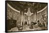 Grand Salon, Designed by Jacques-Emile Ruhlmann, 1925 (B/W Photo)-French Photographer-Framed Stretched Canvas