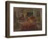 Grand Salon with Red Roses-Susan Ryder-Framed Giclee Print