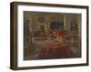 Grand Salon with Red Roses-Susan Ryder-Framed Giclee Print