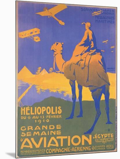 Grand Semaine Or Big Aviation Weekend At Heliopolis, Egypt-Atelier Herald-Mounted Art Print