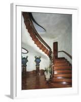 Grand Staircase, Batllo House, Barcelona-null-Framed Photographic Print