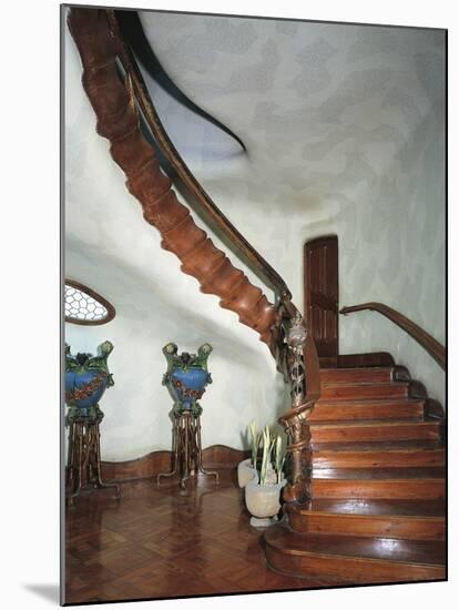 Grand Staircase, Batllo House, Barcelona-null-Mounted Photographic Print