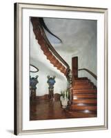 Grand Staircase, Batllo House, Barcelona-null-Framed Photographic Print