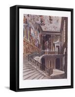 Grand Staircase, Hampton Court-William Henry Pyne-Framed Stretched Canvas