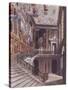 Grand Staircase, Hampton Court-William Henry Pyne-Stretched Canvas