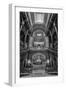 Grand Staircase Illinois State Capitol BW-Steve Gadomski-Framed Photographic Print