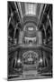 Grand Staircase Illinois State Capitol BW-Steve Gadomski-Mounted Photographic Print