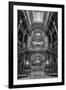 Grand Staircase Illinois State Capitol BW-Steve Gadomski-Framed Photographic Print