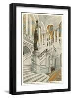 Grand Staircase, Library of Congress, Washington D.C.-null-Framed Art Print