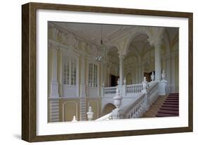 Grand Staircase of Rundale Palace (1736-1768)-null-Framed Photographic Print