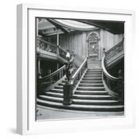 Grand Staircase of the Titanic-Science Source-Framed Giclee Print