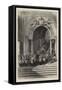 Grand Staircase of the Vatican, Funeral Procession of a Pope-null-Framed Stretched Canvas