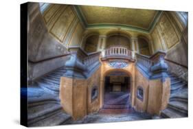 Grand Stairway Interior-Nathan Wright-Stretched Canvas