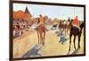 Grand Stand-Edgar Degas-Framed Premium Giclee Print