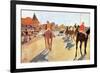 Grand Stand-Edgar Degas-Framed Premium Giclee Print