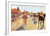 Grand Stand-Edgar Degas-Framed Art Print