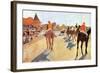 Grand Stand-Edgar Degas-Framed Art Print