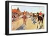 Grand Stand-Edgar Degas-Framed Premium Giclee Print