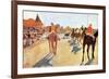 Grand Stand-Edgar Degas-Framed Art Print