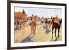 Grand Stand-Edgar Degas-Framed Premium Giclee Print