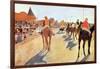 Grand Stand-Edgar Degas-Framed Art Print