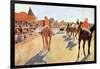 Grand Stand-Edgar Degas-Framed Art Print