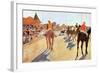 Grand Stand-Edgar Degas-Framed Art Print