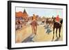 Grand Stand-Edgar Degas-Framed Art Print