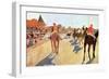 Grand Stand-Edgar Degas-Framed Art Print