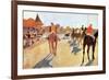 Grand Stand-Edgar Degas-Framed Art Print